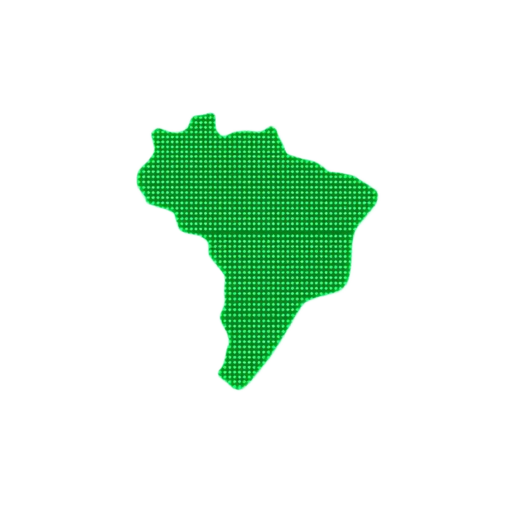 Mapa do Brasil com a presença da rede Talentos Brasil